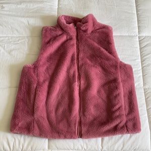 J Crew Faux Fur Vest